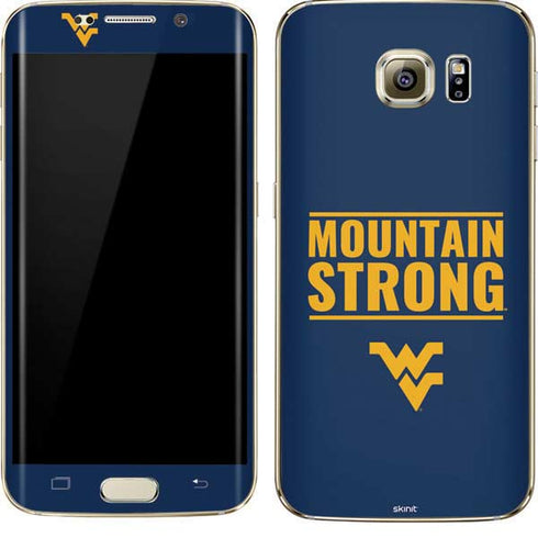 West Virginia University Yellow Galaxy S7 Edge Skin