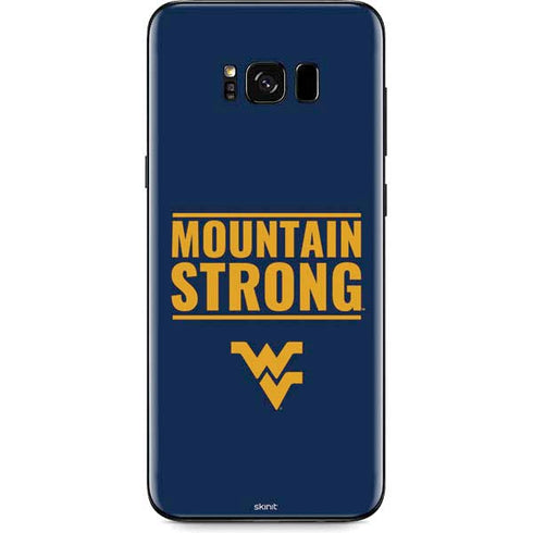 West Virginia University Yellow Galaxy S8 Plus Skin
