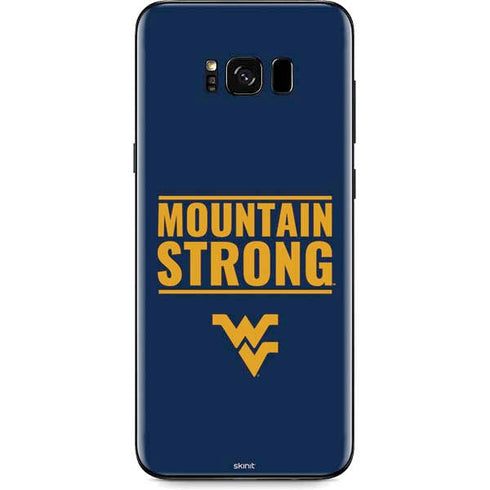 West Virginia University Yellow Galaxy S8 Skin