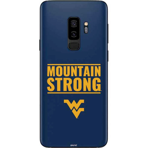 West Virginia University Yellow Galaxy S9 Plus Skin