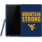 West Virginia University Yellow Samsung Galaxy Tab Skin