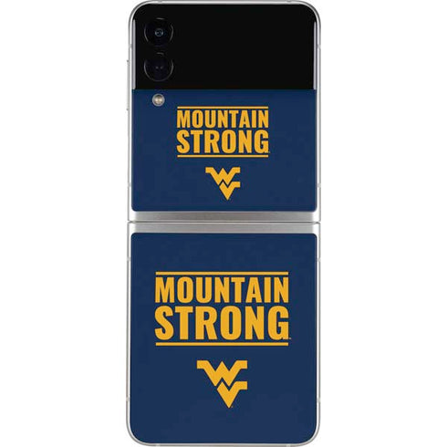 West Virginia University Yellow Galaxy Z Flip3 5G Skin