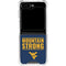 West Virginia University Yellow Galaxy Z Flip5 5G Clear Case