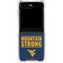 West Virginia University Yellow Galaxy Z Flip5 5G Clear Case