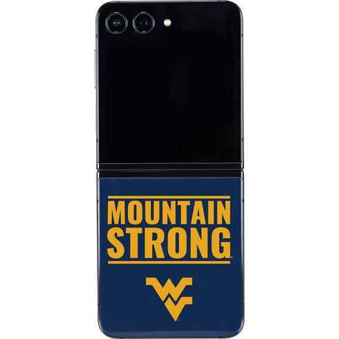 West Virginia University Yellow Galaxy Z Flip5 5G Skin