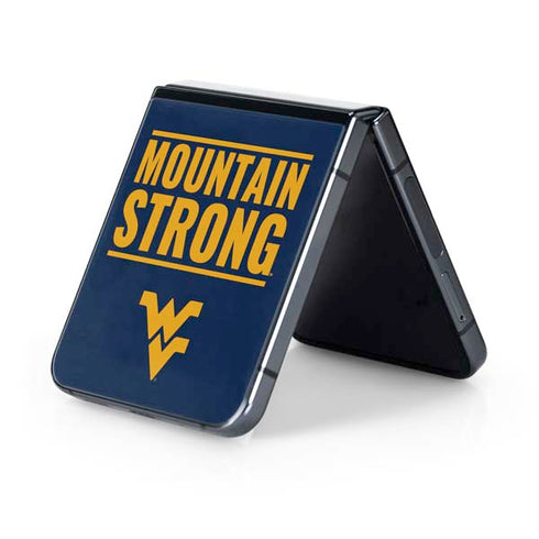 West Virginia University Yellow Galaxy Z Flip5 5G Skin