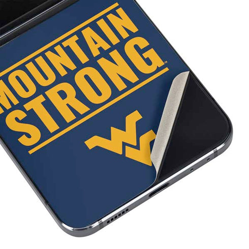 West Virginia University Yellow Galaxy Z Flip5 5G Skin