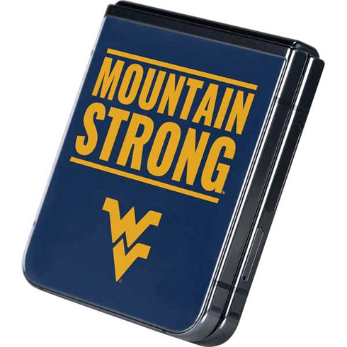 West Virginia University Yellow Galaxy Z Flip5 5G Skin