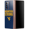 West Virginia University Yellow Galaxy Z Fold2 5G Skin