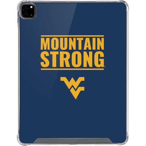 West Virginia University Yellow iPad Pro 12.9in (2020) Clear Case