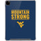 West Virginia University Yellow iPad Pro 12.9in (2020) Clear Case