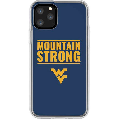 West Virginia University Yellow iPhone 11 Pro Clear Case