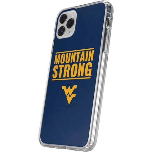 West Virginia University Yellow iPhone 11 Pro Clear Case