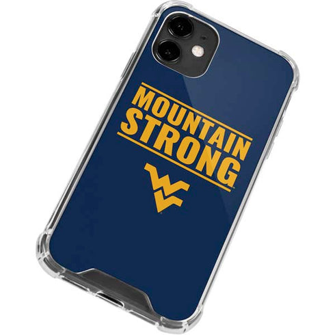 West Virginia University Yellow iPhone 12 Mini Clear Case