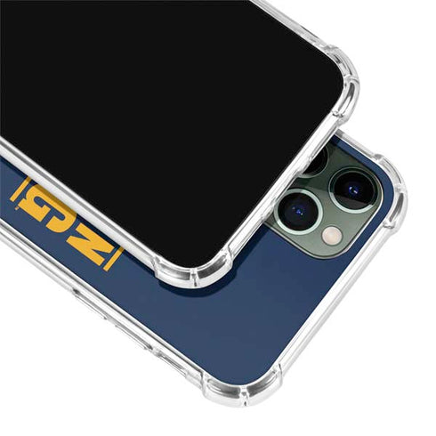 West Virginia University Yellow iPhone 12 Pro Clear Case