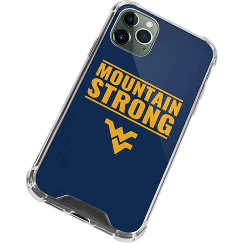 West Virginia University Yellow iPhone 12 Pro Clear Case