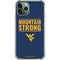 West Virginia University Yellow iPhone 12 Pro Max Clear Case