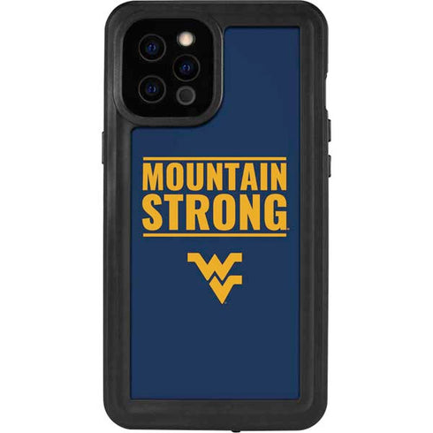 West Virginia University Yellow iPhone 12 Pro Max Waterproof Case