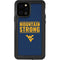 West Virginia University Yellow iPhone 12 Pro Waterproof Case