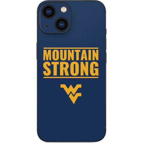 West Virginia University Yellow iPhone 13 Mini Skin