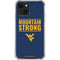 West Virginia University Yellow iPhone 14 Clear Case