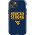 West Virginia University Yellow iPhone 15 Impact Case