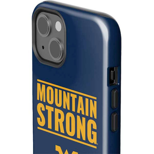 West Virginia University Yellow iPhone 15 Impact Case