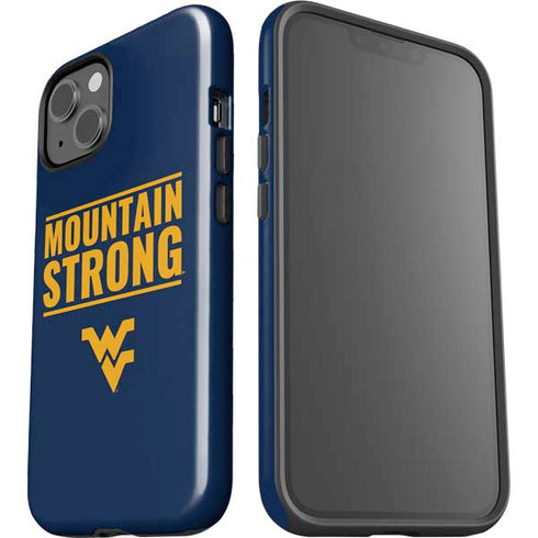 West Virginia University Yellow iPhone 15 Impact Case