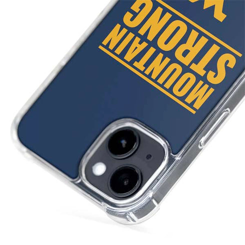West Virginia University Yellow iPhone 14 Plus MagSafe Case