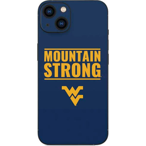 West Virginia University Yellow iPhone 14 Plus Skin