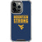 West Virginia University Yellow iPhone 14 Pro Clear Case