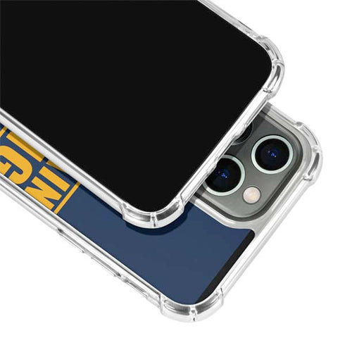 West Virginia University Yellow iPhone 14 Pro Clear Case