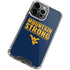 West Virginia University Yellow iPhone 15 Pro Max Clear Case