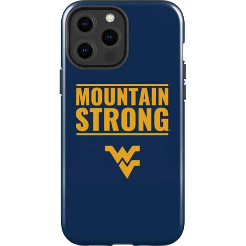 West Virginia University Yellow iPhone 15 Pro Max Impact Case