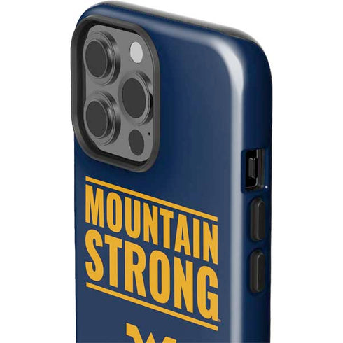 West Virginia University Yellow iPhone 15 Pro Max Impact Case