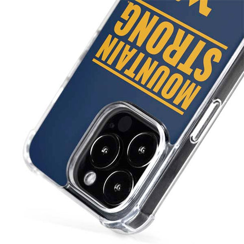 West Virginia University Yellow iPhone 15 Pro Max MagSafe Case