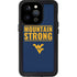 West Virginia University Yellow iPhone 14 Pro Waterproof Case