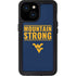 West Virginia University Yellow iPhone 15 Waterproof Case