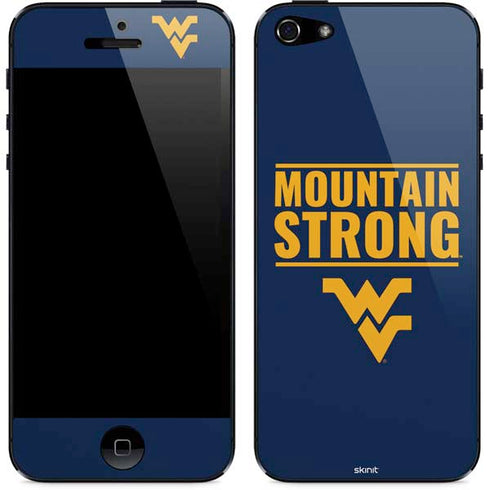 West Virginia University Yellow iPhone 5/5s/5SE Skin