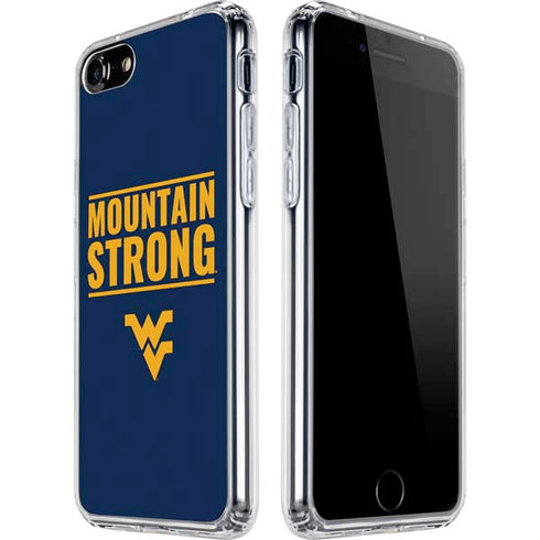 West Virginia University Yellow iPhone SE (2nd & 3rd Gen) Clear Case