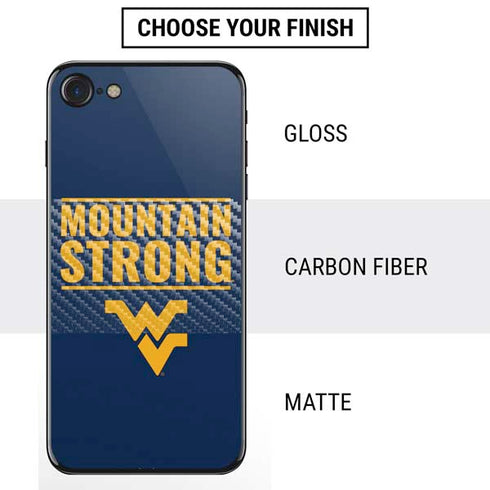 West Virginia University Yellow iPhone SE (2nd & 3rd Gen) Skin