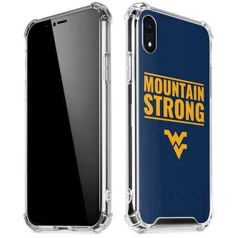 West Virginia University Yellow iPhone XR Clear Case