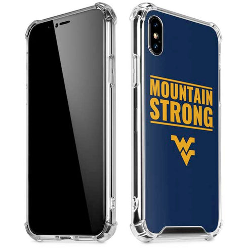 West Virginia University Yellow iPhone XS Max Clear Case