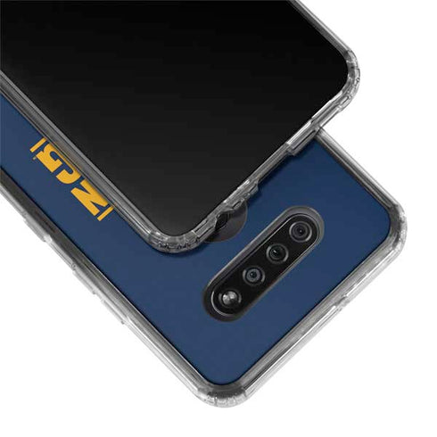 West Virginia University Yellow LG K51/Q51 Clear Case