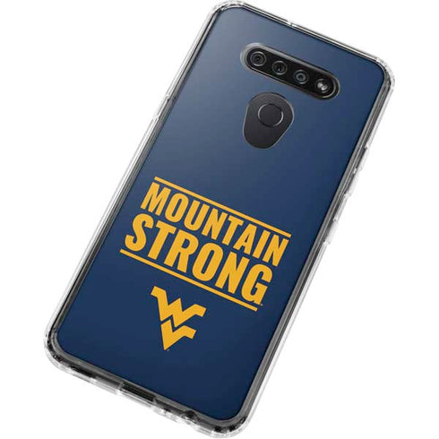West Virginia University Yellow LG K51/Q51 Clear Case