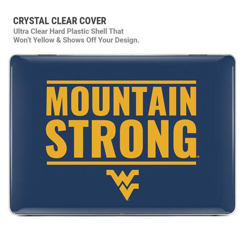 West Virginia University Yellow MacBook Pro 16in (2021-25) Case plus Skin