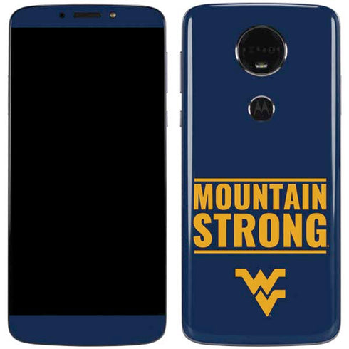 West Virginia University Yellow Moto E5 Plus Skin