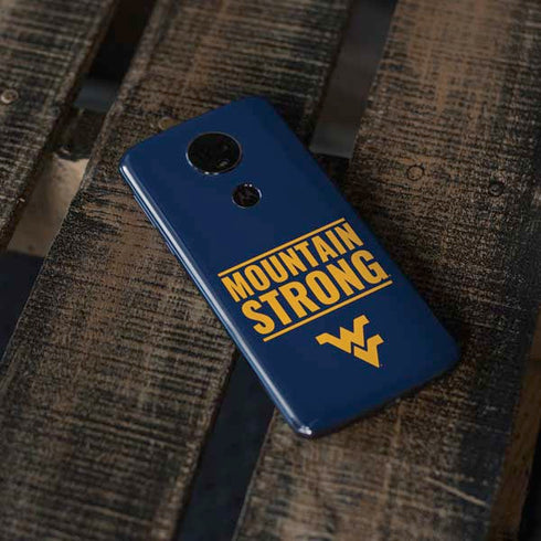 West Virginia University Yellow Moto E5 Plus Skin