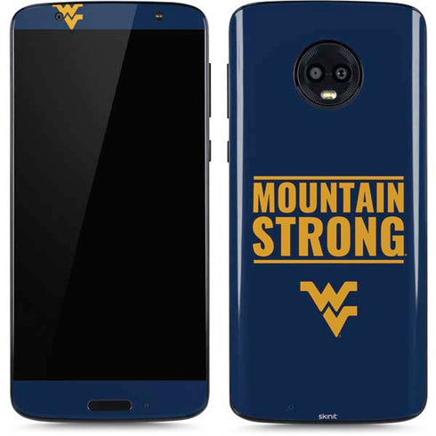 West Virginia University Yellow Moto G6 Skin