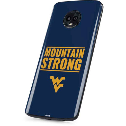 West Virginia University Yellow Moto G6 Skin